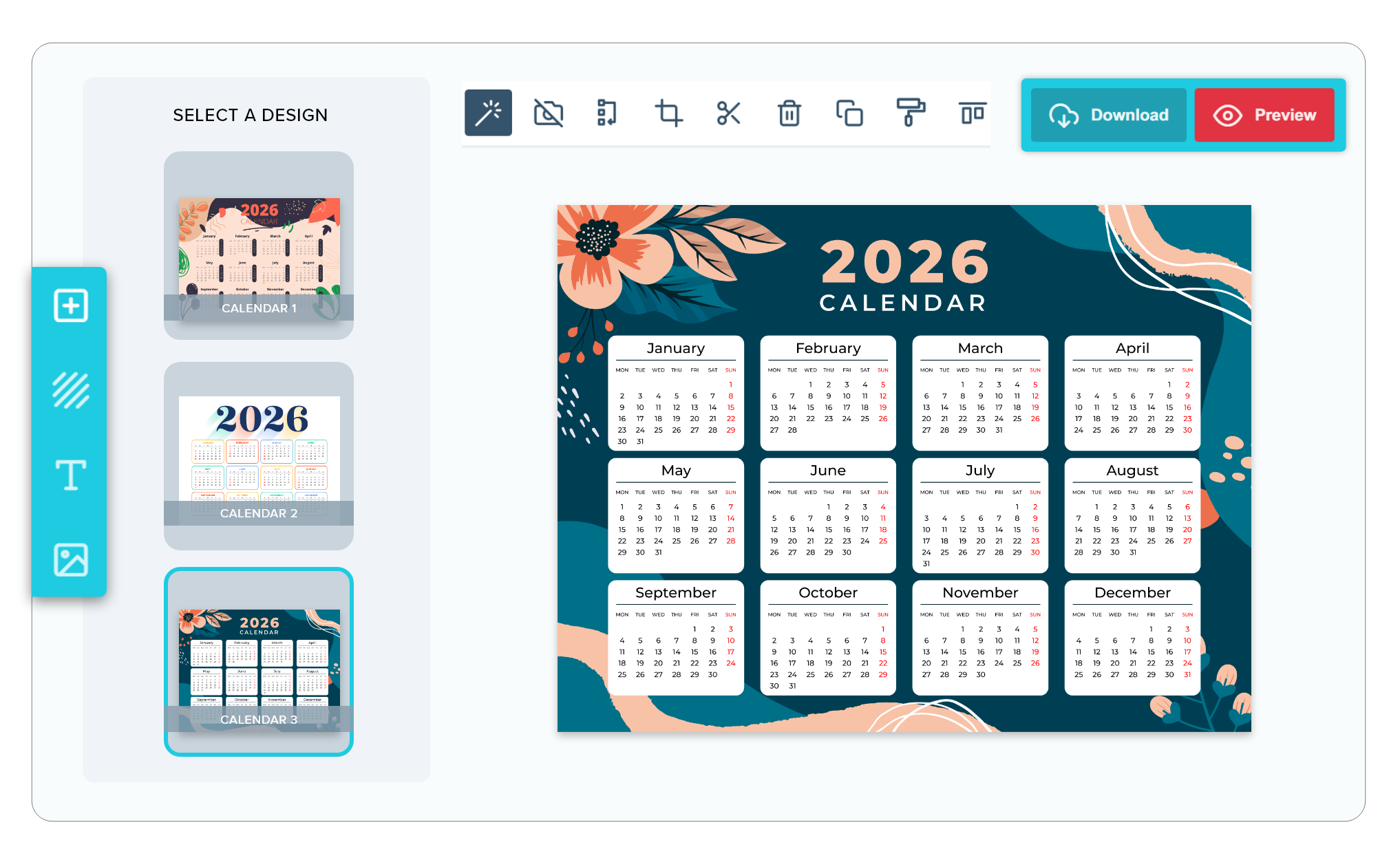 PitchPrint Design Selector module interface